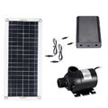 50W Solarwasserpumpe 800L/H DC12V GeräUscharme Solarwasserbrunnenpumpe für 