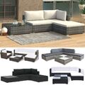 5/6/8-tlg. Gartenmöbel Sitzgruppe Gartenset Lounge Polyrattan Rattan Essgruppe