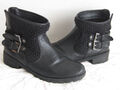 OOG Stiefel Leder Stiefelette schwarz Gr. 39 15,-€