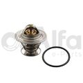 1x Thermostat, Kühlmittel Alfa e-Parts AF12145 passend für AUDI FORD OPEL VW