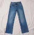 Blaue Guess High Waist Stretch Wide Leg Jeans Hose Blau 32 34 W24 L27