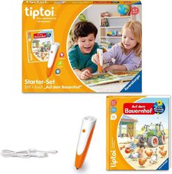 Ravensburger tiptoi® Starter-Set: Stift und Bauernhof-Buch 00114