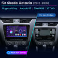 2G+64G Android 13 Carplay Autoradio Für Skoda Octavia 3 2013 2014 2015 2016-2018