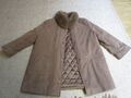 Herbst- Winter- Jacke - hellbrauner  Mantel Gr  42