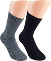 2 bis 10 Paar WARME Bambus Viskose Socken Unisex extra stärkeres Garn 