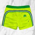 Sundek badehose Herren Zweifarbig Gelb Fluo Grün shorts Größe 29 ( Sie 42 Und 44