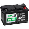 WINTER Autobatterie 12V 85Ah 820A/EN ersetzt 80AH Starterbatterie