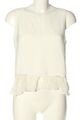 ZARA BASIC ärmellose Bluse Damen Gr. DE 34 creme Casual-Look