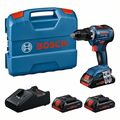 Bosch Akku-Bohrschrauber GSR 18V-55 3x 4,0 Ah ProCore Akku + GAL18V-40 im L-Case