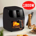 Heißluftfritteuse XXL Air fryer Backofen Fritteusen Heißluft Friteuse Grill 8L