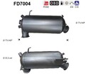 DPF Rußpartikelfilter Dieselpartikelfilter AS FD7004 für T5 VW Cordierit Bus 7HB