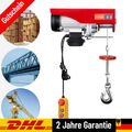 800kg Elektrische Flaschenzug Kran Hub Seilzug Seilhebezug Motorwinde 220V DHL