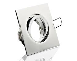 Einbaurahmen GU10 LED Einbaustrahler eckig Einbauleuchte Deckenstrahler 230V/12V