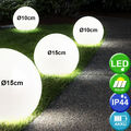 LED Solar Außen Steck Leuchten Garten Beleuchtung Kugel Lampen Strahler 4er Set