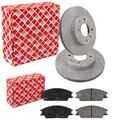 FEBI BREMSSCHEIBEN 241mm + BELÄGE VORNE passend für HYUNDAI GETZ TB Bj 2002-2009