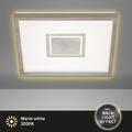 B-Ware Deckenlampe Briloner LED Panel 22W Backlight Deckenleuchte warmweiß