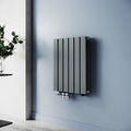 Design Heizkörper Flach klein Paneelheizkörper 600x465mm Doppellagig mit Ventil