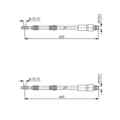 2X BOSCH BREMSSCHLÄUCHE VORNE PASSEND FÜR OPEL ASTRA MERIVA ZAFIRA LINKS+RECHTS