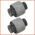 2 x FEBI QUERLENKERLAGER BUCHSE LAGERUNG SET HINTEN BEIDSEITIG BMW 3843663