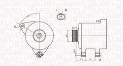 MAGNETI MARELLI LICHTMASCHINE GENERATOR 120A passend für AUDI A4 A6 SKODA