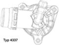 WAHLER 4337.105D Thermostat mit Gehäuse für BMW E81 E87 E88 E82 E46 E90 X1 X3 Z4