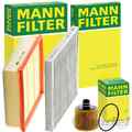 MANN FILTER INSPEKTIONSPAKET passend für ALFA MITO 955 FIAT DOBLO 263 OPEL COMBO