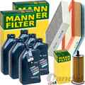 MANN INSPEKTIONSPAKET passend für BMW 1er F20 3er F30 4er+6L ORIGINAL 5W-30 ÖL