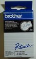  Brother TC-293 P-Touch Tape blue on white 9mmx7,7m  PT 6 8 8E10 500 2000 3000