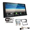 Kenwood Radio WiFi CarPlay Auto  für Seat Leon 2005-2009 anthrazit inkl Canbus