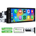 Autoradio 1 DIN Android 13.0 2+64GB Apple Carplay GPS Navi FM RDS Bluetooth WIFI