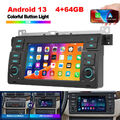 Für BMW E46 3er 318 320 325 M3 Carplay Autoradio Android 13 GPS Navi RDS 4+64GB