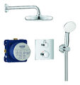 Grohe Grohtherm Duschsystem mit Tempesta 210 eckige Form - Chrom - 34729000