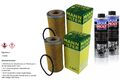 2xMANN-FILTER ÖLFILTER-H 804 x +2xLIQUI MOLY Pro-Line Motorspülung