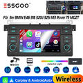 Für BMW 3er E46 320 64G Android 13 Apple Carplay Autoradio GPS WiFi RDS SWC DAB+