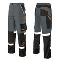 Arbeitshose Bundhose Multifunktion Hose grau blau Herren Schutzkleidung Gr.44-64