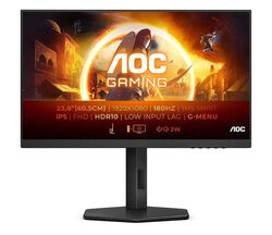 AOC 24G4X Monitor 24 Zoll Display 1920 x 1080 (FullHD) Bildschirm IPS LED Flach