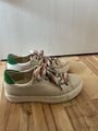 Paul Green Super Soft Pauls Sneaker - Weiß Pink Grün Leder - Gr.38