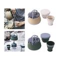 Faltbarer Campingkessel Camp Pot Kaffeekanne für Wandern Outdoor Reisen