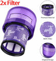 2x Filter für Dyson V15 Detect V11 Absolute Extra Pro Kabelloser Staubsauger