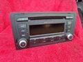 Audi A3 8PA 8P Radio 2 DIN Concert 6 fach CD MP3 Autoradio mit CODE Blaupunkt