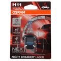 OSRAM Glühlampe H11 NIGHT BREAKER LASER 12V 55W PGJ19-2 next Generation +150%