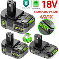18V 7Ah 5Ah 3Ah  Akku für RYOBI One Plus Lithium RB18L50 P108 P104 P107 Batterie