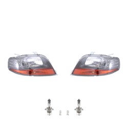 Scheinwerfer Set H4 Links & Rechts passend für Chevrolet Kalos & Leuchtmittel
