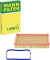 MANN FILTER C 2998/5 x LUFTFILTER - FÜR SEAT, SKODA, VW Polo 3/4, Golf 4 1.4 1.6