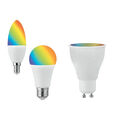 Smart Leuchtmittel RGB dimmbar Zigbee Smart Home 16 Mio Farben E27 E14 GU10