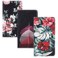 Für Apple iPhone 13 - Handy Tasche Hülle Flip Case Etui Bunt Muster Blumen Rose