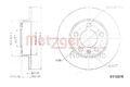 2x METZGER Bremsscheibe Lack/Ks/Ms für AUDI/SEAT/VW HA 6110376