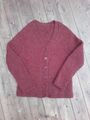 Handgestrickte Jacke aus weicher Baby-Alpaka- und kuschelig warmer Merinowolle