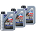 Motoröl MOS2 Leichtlauf 10W-40 LIQUI MOLY 3 X 1 Liter für Vauxhall Volvo VW ZAZ