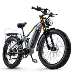 Elektrofahrrad 48V 20AH E Mountainbike Damen/Herren eBike Vollfederung E-Fahrrad